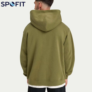 Sweat à capuche d'hiver pour hommes de haute qualité, style streetwear, pull-over, vente en gros, personnalisable, respirant, impression numérique, épaules tombantes, pour garçons - Product Image 3