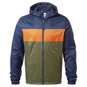 Breathable Casual Outdoor windbreak Jacket Mesh Lining Plus Size Color <b>Block</b> Men's Windbreaker Casual Sportswear Jackets For Men - Product Image 4