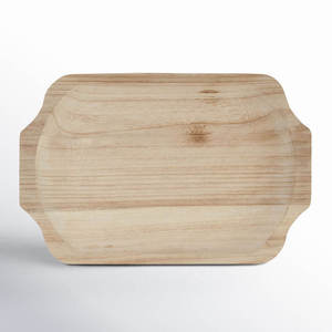 Bandeja de Servir Deslizante de Madera Hecha a Mano con Patrón Abstracto, de Alta Calidad, Diseño Elegante y Moderno, Superventas - Product Image 4