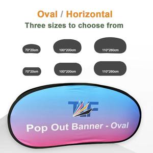 Telón de Fondo Plegable de Tela de Poliéster Impermeable de Alta Precisión y Banderas/Pancartas Promocionales con Diseño Personalizado para Eventos - Product Image 4