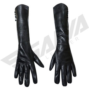 Genuine Sheepskin Women <b>Long</b> Leather Dressing <b>Gloves</b> High Quality Strong Stitched With Best Prices Fancy <b>Gloves</b> - Product Image 3