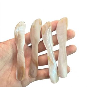 Cuillère en nacre sans BPA, durable et naturelle, cuillère à caviar en nacre, couverts en nacre pour la restauration fine - Product Image 1