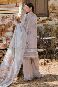 Robe de soirée traditionnelle d'été pour femme avec taille élastique, nouveau style pakistanais Salwar Kameez, dentelle, boutons, écologique, teinture unie - Product Image 5