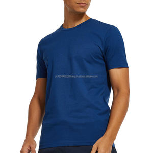 T-shirt décontracté pour homme en coton 100% de luxe, taille plus, nouveau design personnalisé, coupe ample, épaules légèrement tombantes, impression sérigraphique - Product Image 1