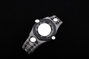 Montre de luxe unisexe en acier inoxydable, cadran en verre, analogique, quartz, boîtier carré de 41 mm, bouton poussoir, fermoir caché, date automatique - Product Image 5