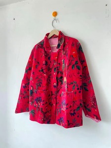 Chaqueta Acolchada con Estampado Animal para Mujer, Chaqueta de Terciopelo de Algodón de Manga Larga con Bolsillos, Abrigo de Terciopelo Reversible para Chicas - Product Image 3