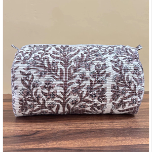 Trousse de Maquillage Florale, Pochette Cosmétique de Voyage, Trousse de Toilette Femme, Cadeau Demoiselle d'Honneur, Lot de 3 Pochettes, Prix de Gros - Product Image 1