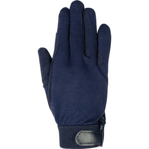 Guantes de equitación de alta calidad, transpirables, con dedos altamente acolchados, antideslizantes en los dedos y la palma, 100% algodón. - Product Image 6
