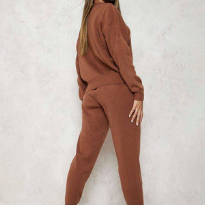 Conjunto Deportivo Informal de 2 Piezas para Mujer, Sudaderas con Decoración de Encaje, Venta al Por Mayor de Fábrica, para Gimnasio y Actividades al Aire Libre - Product Image 3