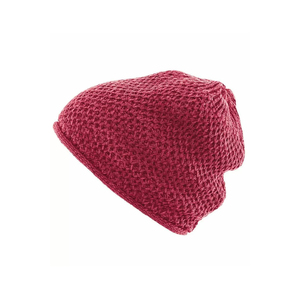 Premium Light Blue Textured Knit <b>Slouchy</b> <b>Beanie</b> Soft Warm Winter Skull Cap with Rolled Edge for Men and Women Everyday Wear - Product Image 3