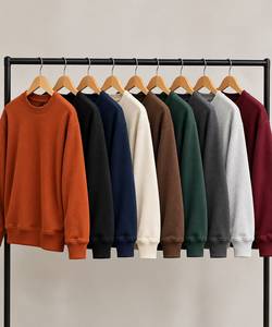 เสื้อสเวตเชิ้ตคอกลมสีสนิมสำหรับผู้ชาย ทรงลำลอง ใส่สบาย แขนยาว ผ้าพรีเมียม - Product Image 4
