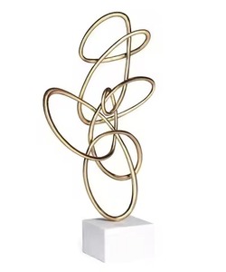 Vintage Metal Sculpture Classic Art Figurine <b>Decorative</b> Showpiece for Home Office <b>Table</b> <b>Decor</b> Elegant Interior Accent Piece - Product Image 3