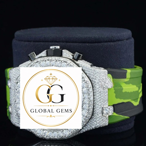 Most Selling White Iced Out Diamond Watch with Full CZ Stones for Business or Formal Events Available at Factory Price - Product Image 3
