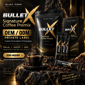 Café Instantáneo Keto Diet con MCT, Bajo en Azúcar, para Control de Peso, Café Funcional Premix, OEM, Marca Privada, Malasia - Product Image 1