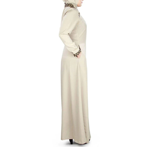 Vestidos Abaya para Mujer, Hijab, Elegantes, Moda Musulmana, Cuello Cuadrado, Casuales, Holgados, Plisados, Tallas Grandes, Largos hasta el Suelo, Transpirables - Product Image 2