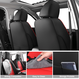 Fundas de Asiento de Cuero Nappa para Mazda CX5 S SV SR 2017-2021, Juego de Protectores de Asiento de Coche Hechos a Medida - Product Image 2