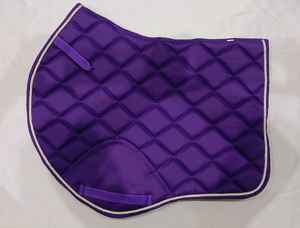 Almohadilla de Montar a Caballo de Microfibra Suave, Color Morado, con Espuma Premium Cómoda para Salto Ecuestre, Duradera y Personalizable - Product Image 6