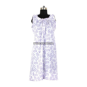Best Manufacturing Hand Block Cotton Tunic Women Dress DHB017 - Product Image 3