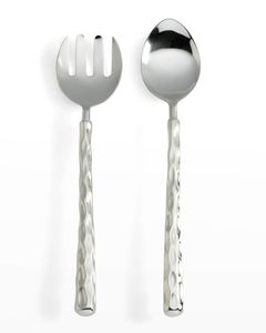 Cuillère et fourchette à salade en métal pour la restauration professionnelle haut de gamme, hôtels, restaurants et buffets. - Product Image 1