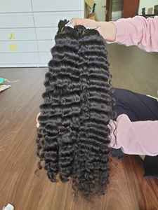 Extensions de cheveux humains 100% vierges vietnamiennes, ondulées, avec frontal unique, toucher doux, prix avantageux, lot de cheveux naturels avec dentelle HD - Product Image 5