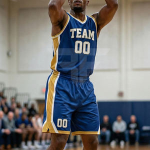 Conjunto de Pantalones Cortos Personalizados, Uniforme de Baloncesto, Último Modelo de Sublimación con Impresión Completa, Jersey de Baloncesto para Hombre, Kit de Equipo - Product Image 3