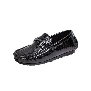 Chaussures en cuir pour garçons, enfants, unisexes, bout rond, Derby, cuir véritable, fabricant en gros - Product Image 1