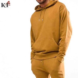 Pakistan Manufacturer Private Label Winter Hooded Casual Solid Men <b>Tracksuits</b> 100% Cotton Customized Your Own Design - Product Image 6