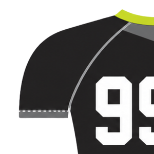 <b>Black</b> Lime Green Short Sleeve Rowing Base layer Crew Neck Geometric Performance Training Athletic Sports <b>Compression</b> <b>Shirt</b> - Product Image 4