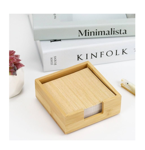 Wood <b>Sticky</b> <b>Note</b> Pad Holder Desktop Task Organizer Holder Cute <b>Sticky</b> <b>Note</b> Holder for Desk Acacia Wood Notepad Holder - Product Image 4