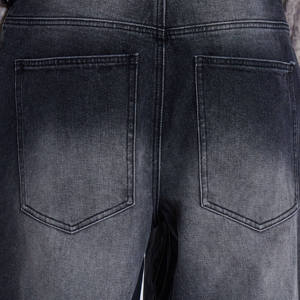 Denim Men's Cargo Pants High Waist Acid Wash Vintage Streetwear Casual 100% Cotton Lightweight Quick Dry Breathable Washable - Product Image 5