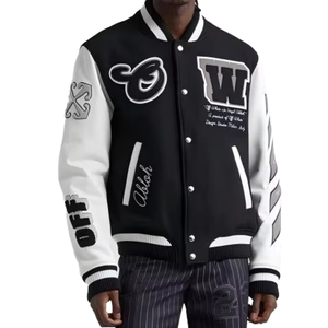 Premium <b>Vintage</b> <b>Varsity</b> <b>Jacket</b> | Oversized Streetwear Letterman <b>Jacket</b> | OEM Clothing Manufacturer - Product Image 1