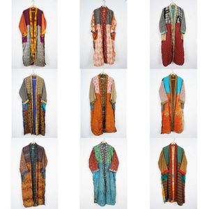 Handmade Summer Wear Long Silk Kimono Personalized Women Wedding Bride and Bridesmaid Robes Soft Nightwear Dress - Product Image 1