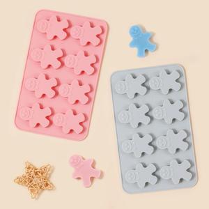 New Christmas Sugar Cookie Candy Food Grade Easy To Remove Baking <b>Chocolate</b> <b>Silicone</b> <b>Mold</b> - Product Image 1