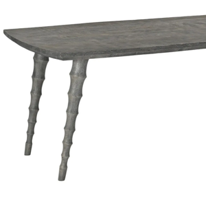 Western Style Modern Wooden Luxury Rectangular 4 to 6 Seater <b>White</b> distressed finished <b>Dining</b> <b>Table</b> 160cm - Product Image 6