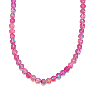 Top Selling Natural Opal Stone Bead <b>Choker</b> 925 <b>Silver</b> Necklace New Design for Spring Summer for Weddings - Product Image 6