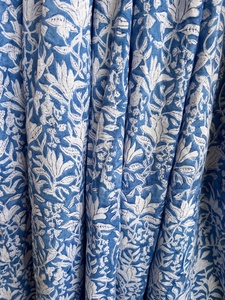 Vestido maxi bohemio de algodón con estampado floral, vestido con estampado floral, cuello redondo, vestido largo maxi para mujer - Product Image 4