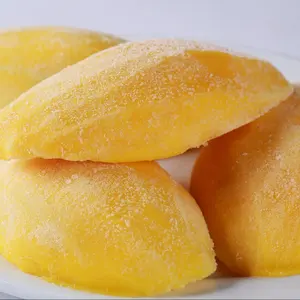 Dondurulmuş Mango vietnamca aperatif yiyecek/dondurma Mango dondurma cips OEM özel ambalaj