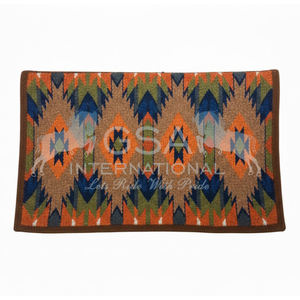 Couvertures de selle western surdimensionnées 34x42, 100% laine de Nouvelle-Zélande, personnalisables, pour l'équitation sportive et les compétitions. - Product Image 5