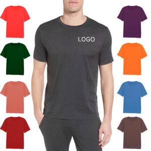 T-shirts pour hommes de haute qualité, personnalisés, en gros, à séchage rapide, 100% coton, tissu en toile, col rond, coupe classique, impression numérique sur le devant - Product Image 1