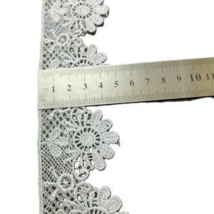 Encaje Floral Bordado Blanco Ecológico de Primera Calidad, Borde de 5 cm de Ancho, Estilo Vintage y Sexy para Vestidos de Novia, Regalos y Decoración del Hogar - Product Image 2