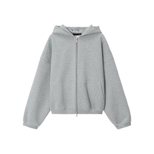 DISCOVER-IMPEX Sudadera con Capucha Unisex de Invierno, Negra, 100% Algodón, Lavado con Spray, con Pedrería, Corte Holgado, Forrada, Ecológica, Transpirable y de Secado Rápido - Product Image 1