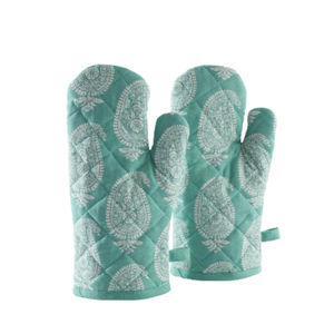 Gants en silicone extra longs en coton pour cuisine, four à micro-ondes, et pâtisserie, isolants - Product Image 6