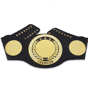 Cinturones de Campeonato de Cuero PU Resistentes y Transpirables Hechos a Medida al por Mayor para Competencia de Artes Marciales, Edades 14+, Personalizables - Product Image 1