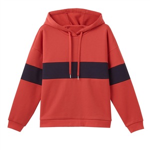 เสื้อฮู้ดผู้ชายสีแดงแบบเรียบ ทรงปกติ สวมใส่สบาย ผ้าถักเฟรนช์เทอร์รี่ แขนยาว ระบายอากาศได้ดี เหมาะสำหรับฤดูหนาว เป็นมิตรกับสิ่งแวดล้อม สามารถปรับแต่งได้ - Product Image 1