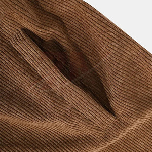 Sudadera con capucha de pana para hombre, estilo colorblock, casual, tipo anorak, ropa de calle, para otoño e invierno - Product Image 5