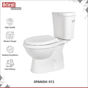 Wholesale Exporting Latest Stock Arrival Unique Style Two Piece Sanitary ware White Ceramic Water Closet Toilet from India - Product Image 2