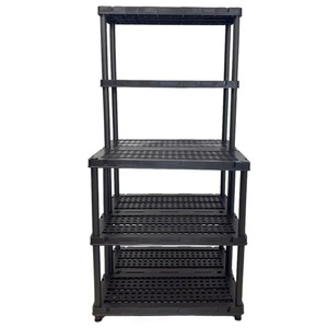 Étagère industrielle métallique sans boulons, robuste, pour stockage vertical - Product Image 1