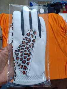 Best-Selling Premium Left-Handed Golf <b>Gloves</b> Customizable Logo Stylish <b>Leopard</b> <b>Print</b> Quality 100% cabretta leather light weight - Product Image 5