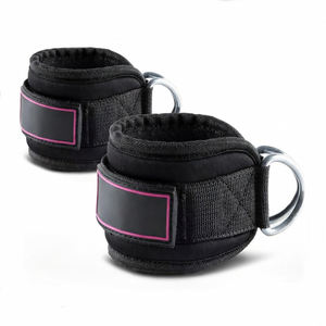 Sangles de cheville réglables en néoprène pour exercices personnalisés sur machine à câble, sangles de cheville pour poids - Product Image 1