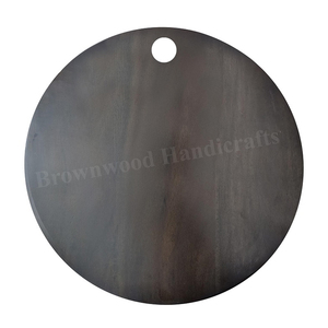 Fournisseur en gros de planches à découper rondes en bois d'acacia de qualité standard pour hôtels et restaurants, usage en cuisine - Product Image 1